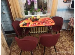 Стул на металлокаркасе Gabi blue / black фото покупателя 114