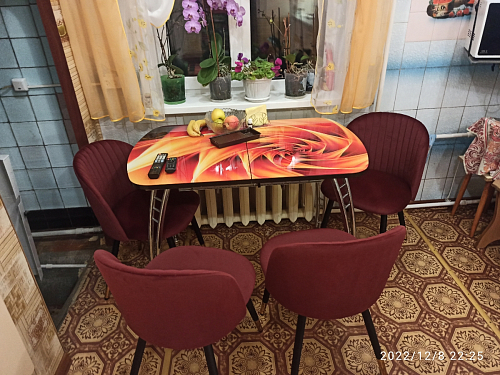 Стул на металлокаркасе Gabi latte / gold / black фото покупателя 110