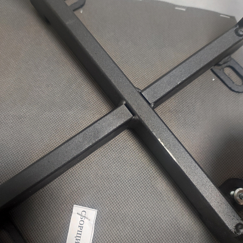 Стул на металлокаркасе Чилли К темно-серый (velutto 32) / черный фото покупателя 253