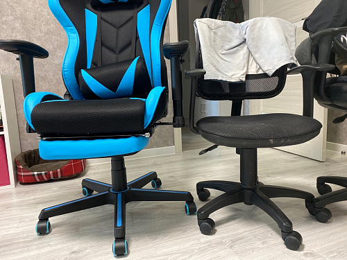 Компьютерное кресло Kano 1 light blue / black фото покупателя 226