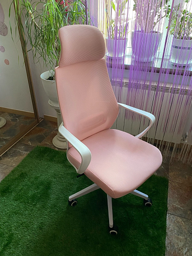 Компьютерное кресло Golem black / white фото покупателя 1