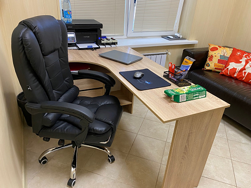 Стол письменный СПм-25 правый венге фото покупателя 74