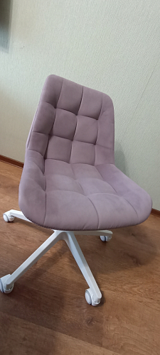 Кресло Келми 1  / AV 245 белый каркас синий микровелюр (neo 25) фото покупателя 37