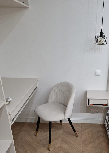 Стул на металлокаркасе Gabi latte / gold / black фото покупателя 410