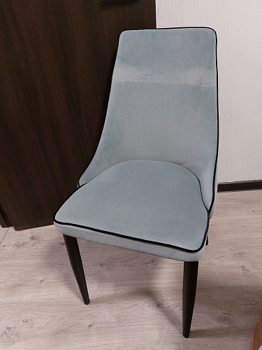 Стул на металлокаркасе Kora green / black фото покупателя 467