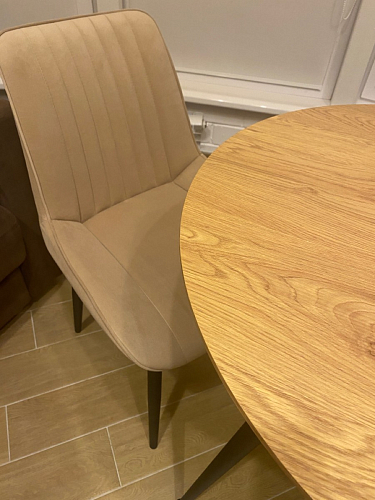 Стул на металлокаркасе Седа К кирпичный / черный фото покупателя 26