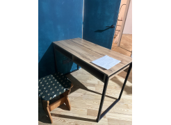 Письменный стол Леон Лофт дуб делано темный / черный матовый фото покупателя 207