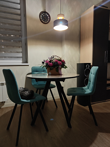 Стул на металлокаркасе Чилли бежевый / белый каркас фото покупателя 1545