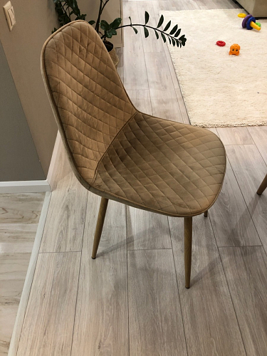 Стул на металлокаркасе Capri голубой фото покупателя 93