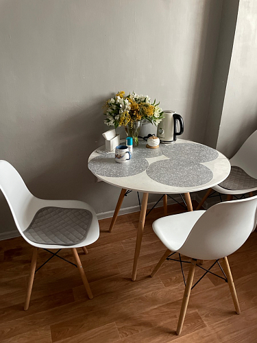 Стол Table 90 white / wood фото покупателя 10