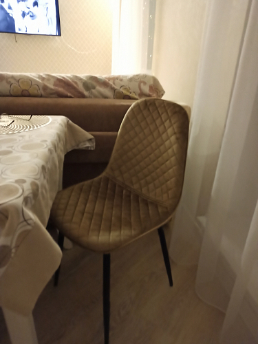 Стул на металлокаркасе Capri голубой фото покупателя 39