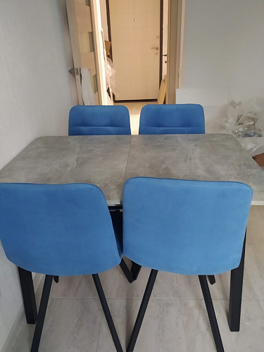 Стул на металлокаркасе Чилли зеленый / черный фото покупателя 1327