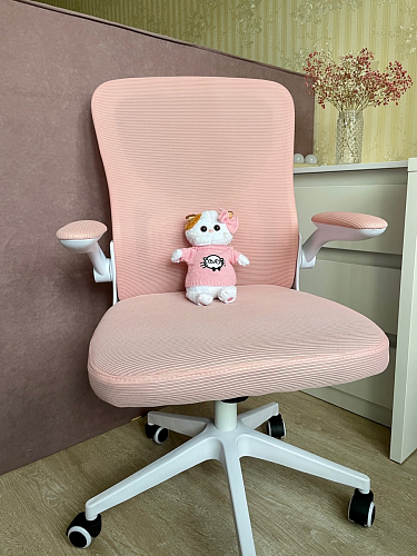 Компьютерное кресло Konfi dark gray / pink / white фото покупателя 293