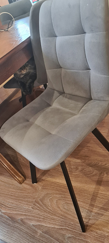 Стул на металлокаркасе Чилли бирюзовый / черный фото покупателя 696