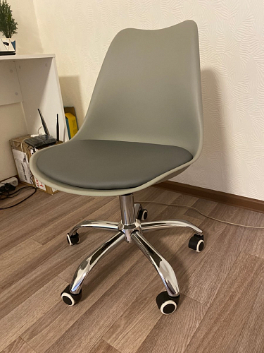 Компьютерное кресло Kolin gray / chrome фото покупателя 90