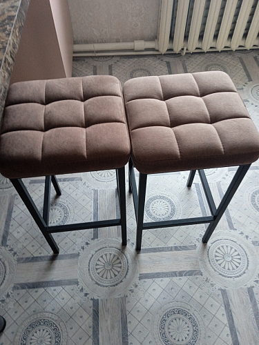 Барный стул Лофт линкольн белый / белый матовый фото покупателя 102