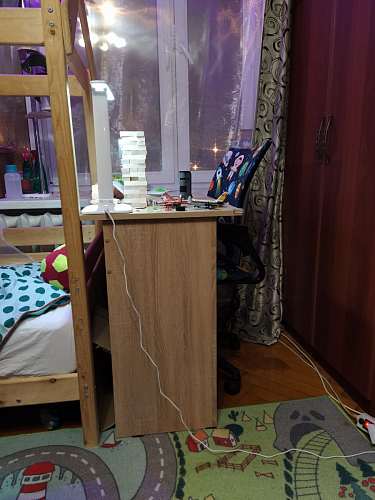 Стол письменный Kiwi дуб молочный  - Уцененный экземпляр фото покупателя 113