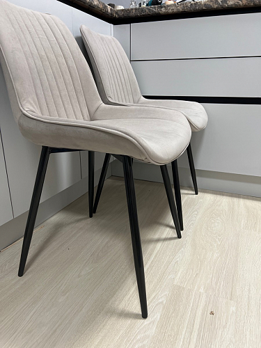 Комплект стульев Седа К 4 шт латте / черный фото покупателя 280