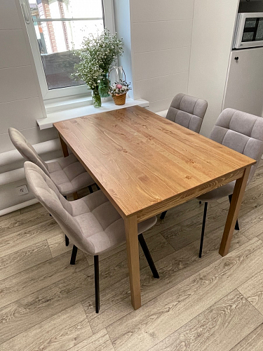 Стул на металлокаркасе Чилли К светло-серый велюр / черный каркас фото покупателя 378