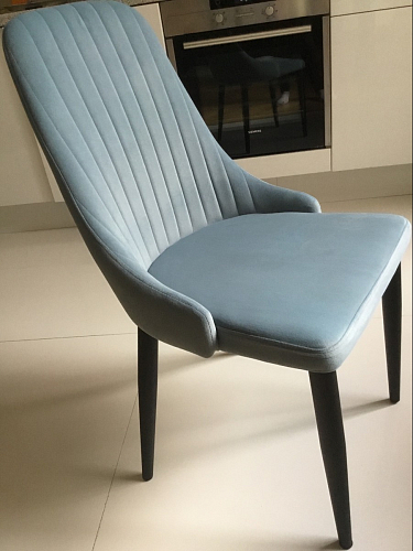 Стул на металлокаркасе Kora beige / black фото покупателя 230