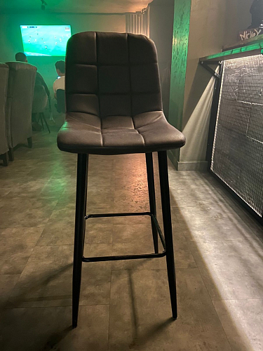 Барный стул Chio black / grey фото покупателя 34