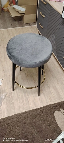 Барный стул Plato black fabric фото покупателя 20