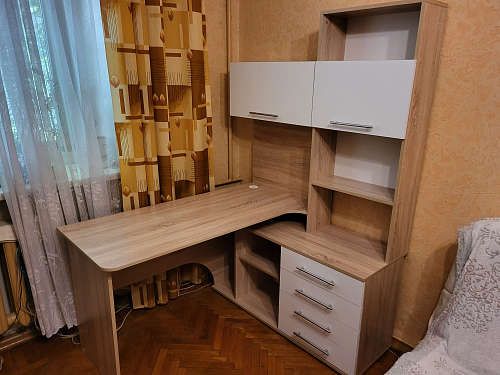 Компьютерный стол КСТ-14.1П белый правый фото покупателя 6