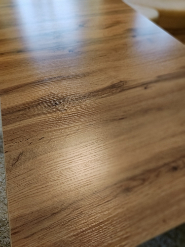 Стол Тринити Лофт 140 25 мм дуб делано темный / белый фото покупателя 130