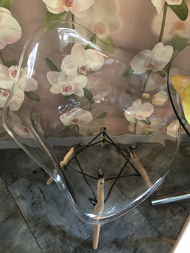 Стул пластиковый PW082PC серый фото покупателя 1