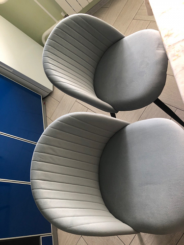 Стул на металлокаркасе Gabi 1 light purple / black фото покупателя 241