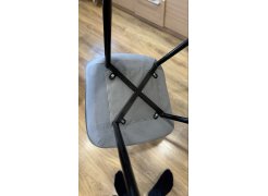 Стул на металлокаркасе Седа К крутящийся светло-серый  / белый фото покупателя 48