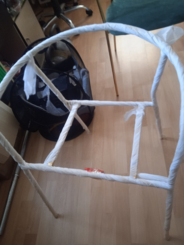 Стул на металлокаркасе Kamelia 1 beige / gold фото покупателя 5