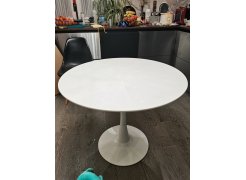 Стеклянный стол Tulip 90 white фото покупателя 30