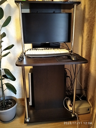 Компьютерный стол КСТ-12 белый  - Уцененный экземпляр фото покупателя 21