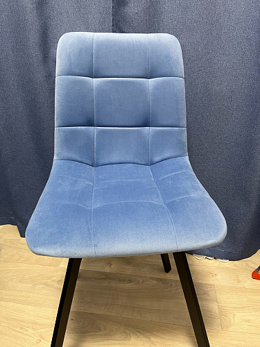 Стул на металлокаркасе Чилли черный / зеленый фото покупателя 748