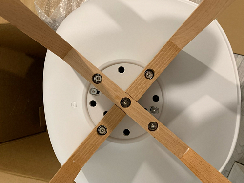 Стул Bonuss blue / wooden legs фото покупателя 19