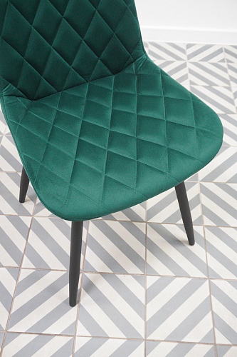 Стул на металлокаркасе Баодин зеленый / белый из шоурума 5