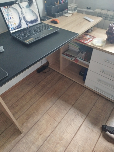 Компьютерный стол с тумбой КСТ-109 тумба слева фото покупателя 49