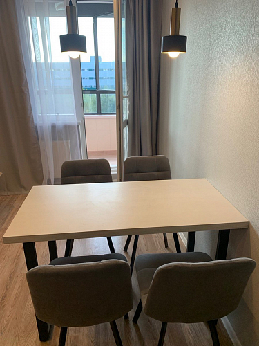 Стул на металлокаркасе Чилли К кирпичный / черный фото покупателя 357