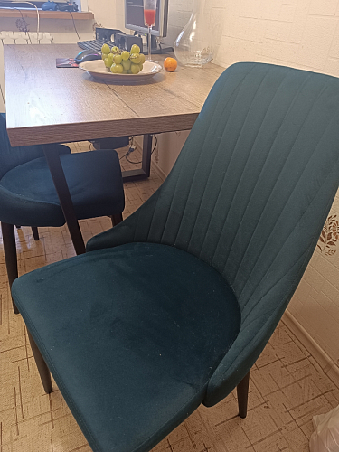 Стул на металлокаркасе Kora black / gray фото покупателя 306