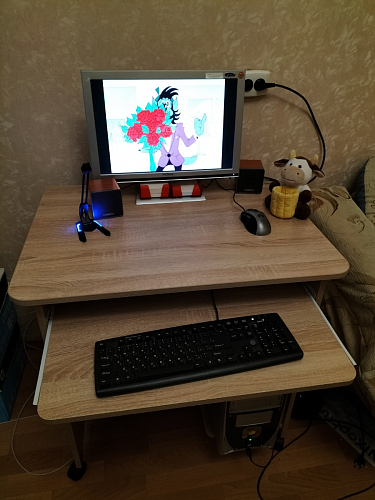 Компьютерный стол КСТ-10.1 Венге фото покупателя 25