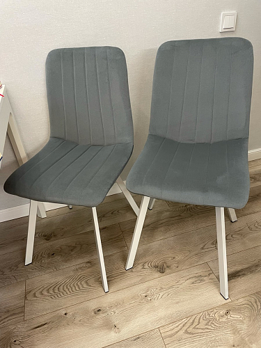 Стул на металлокаркасе Sling white / gray фото покупателя 6