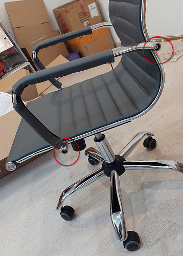 Компьютерное кресло Urban/Урбан серое фото покупателя 16