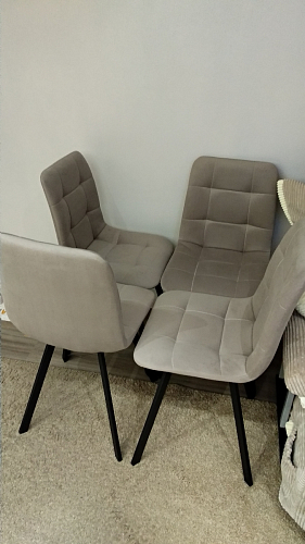 Стул Чилли 2 темно-серый  / черный фото покупателя 1492