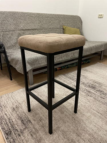 Барный стул Лофт катания лаванда / белый матовый фото покупателя 49