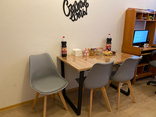 Стол раскладной Лота Лофт 120 25 мм юта / черный матовый фото покупателя 31