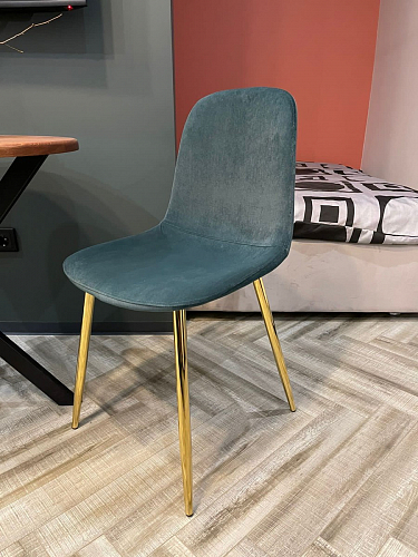 Стул на металлокаркасе Dabl 01 champagne / gold фото покупателя 161