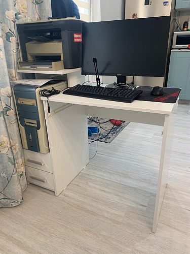 Стол компьютерный Джаз-24 правый венге фото покупателя 102