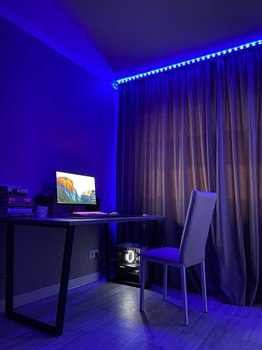 Стол Лота Лофт 120 25 мм сабия / белый матовый фото покупателя 307