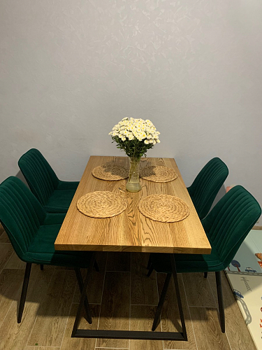 Стул на металлокаркасе Седа 360 К латте (velutto 08) / белый фото покупателя 317